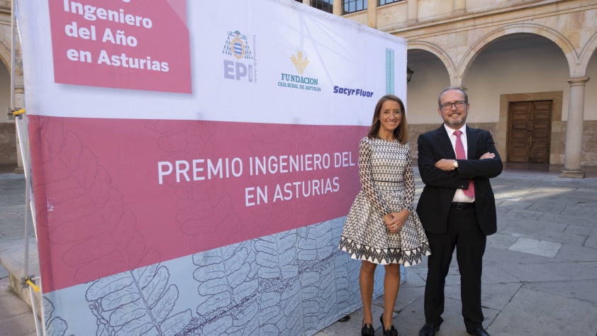 Fernando Alonso Cuervo y Lucía García Linares, ingenieros del año en Asturias 6